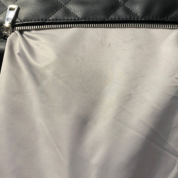 INC | “Kylie” Quilted Faux Leather Slouchy Shoulder Bag with Chain Straps - Picture 7 of 17